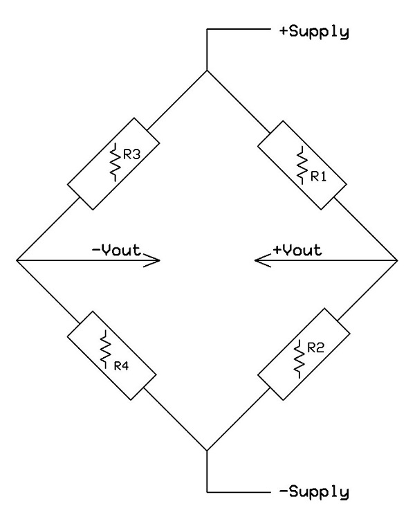 Wheatstone bridge circuit
