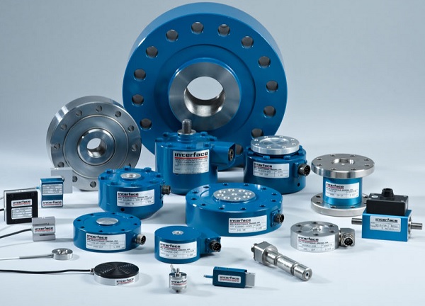 A variety of industrial load cells using strain gauges
