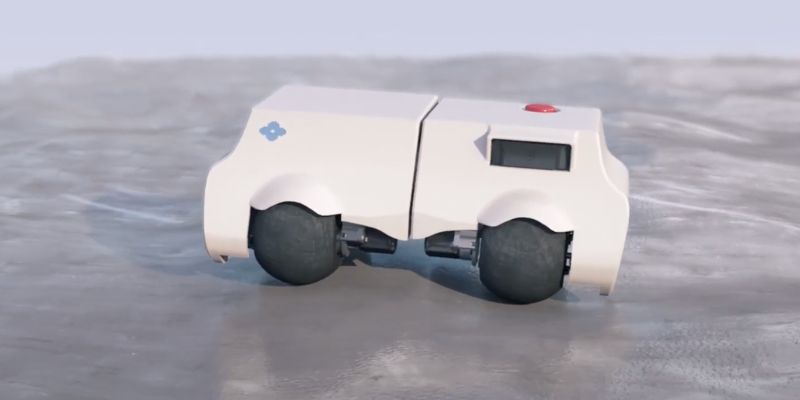 Sumitomo's wall climbing robot for welding, maintenance, and inspection