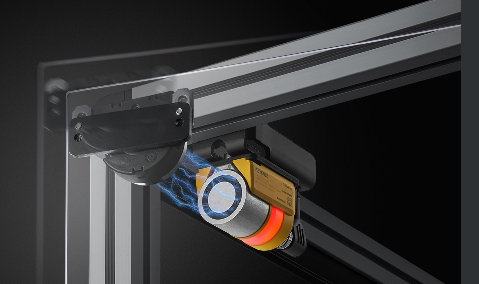 safety interlock switches for guard doors and safety fencing from Keyence