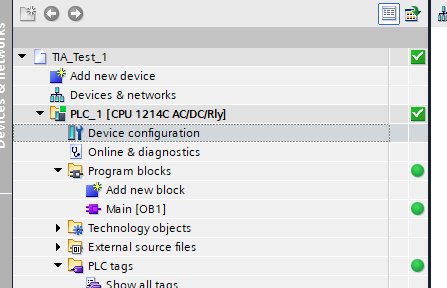 device configuration