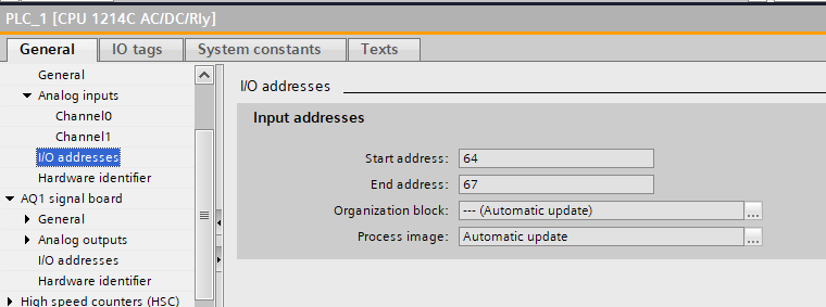 S7-1200 analog input memory addresses