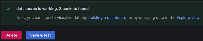 Testing the final saved configuration
