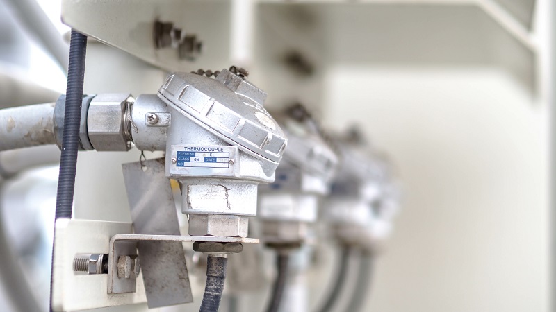 Temperature sensor in a process