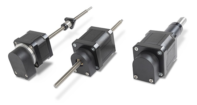 Models of stepper motor and linear actuator assemblies