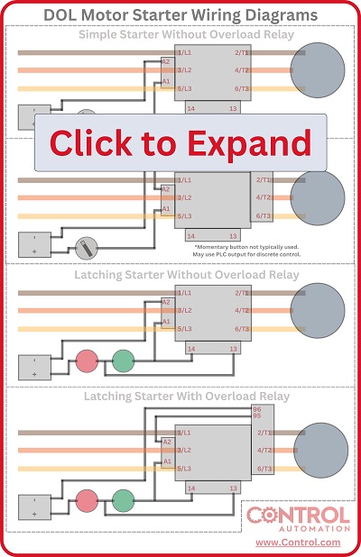 Click to expand motor starter wiring