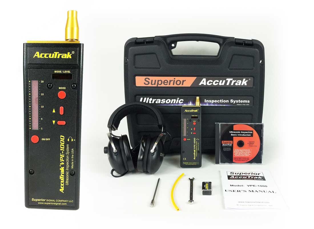 ultrasonic leak detector kit from Superior AccuTrak