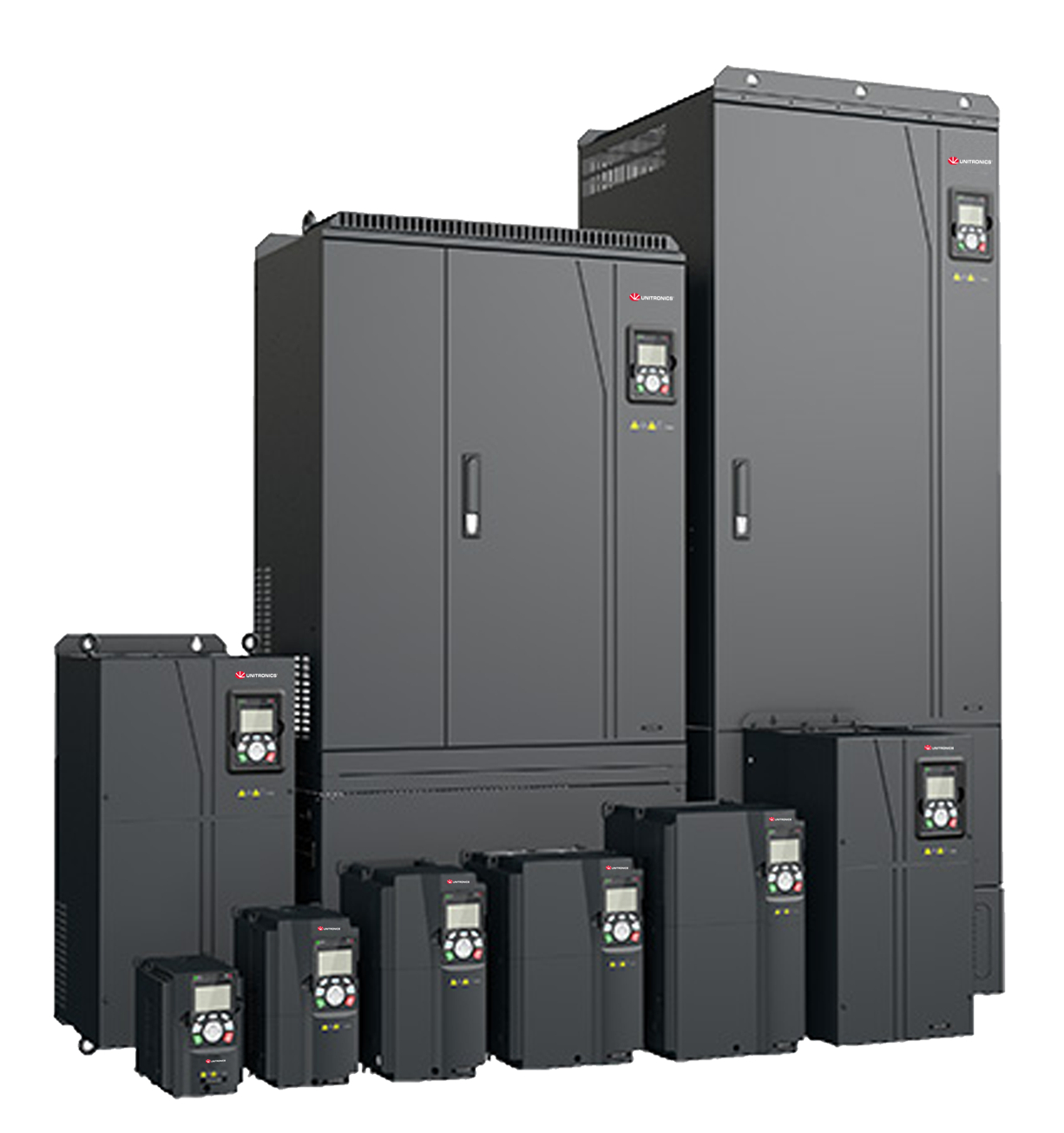 The UMI-B7 line of VFDs features Ethernet support and improved closed-loop control
