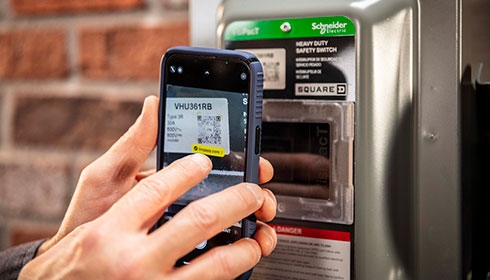 QR code for finding documents and datasheets