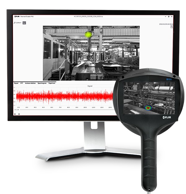 Sound-sensing camera and software from FLIR