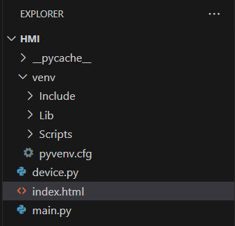 Front end file