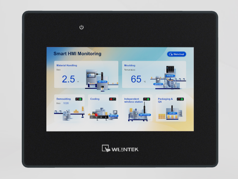 Weintek’s new 4.3-inch cMT2058XH standard human machine interface