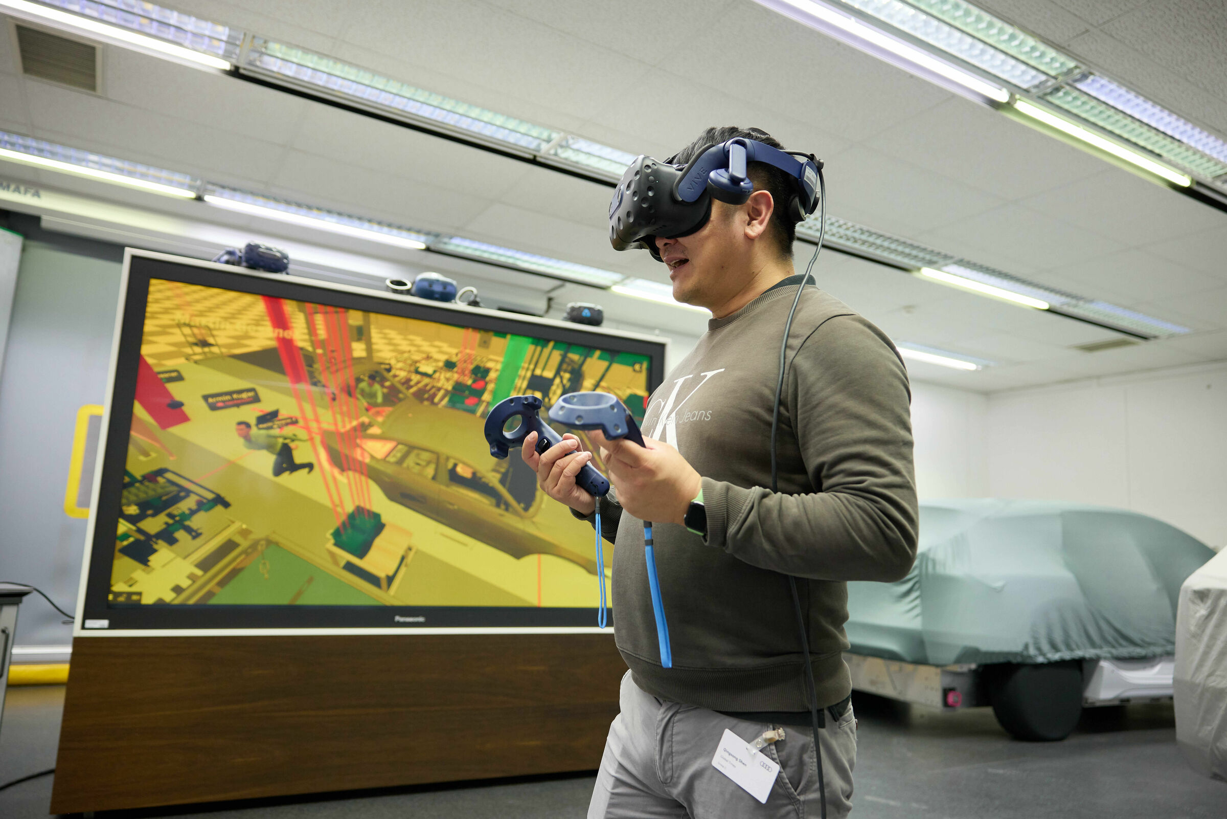 Virtual reality (VR) smart production in automotive industry