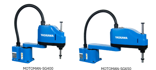 The SG400 and SG650 scalar robots from Yaskawa