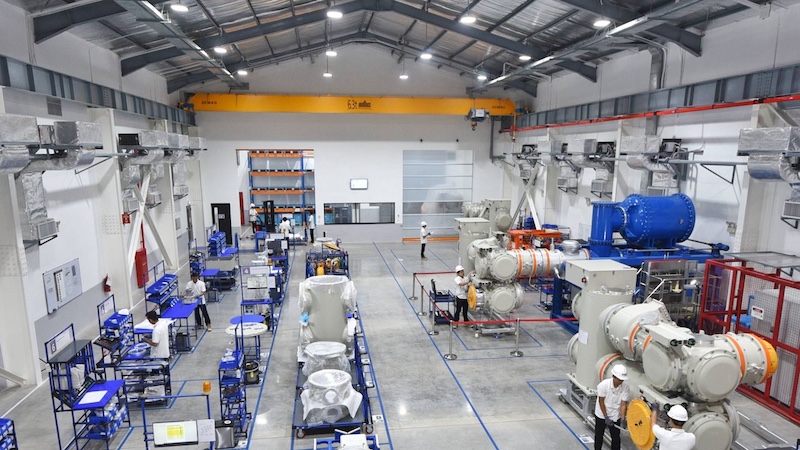 Large switchgear facility where grounding wires are critical