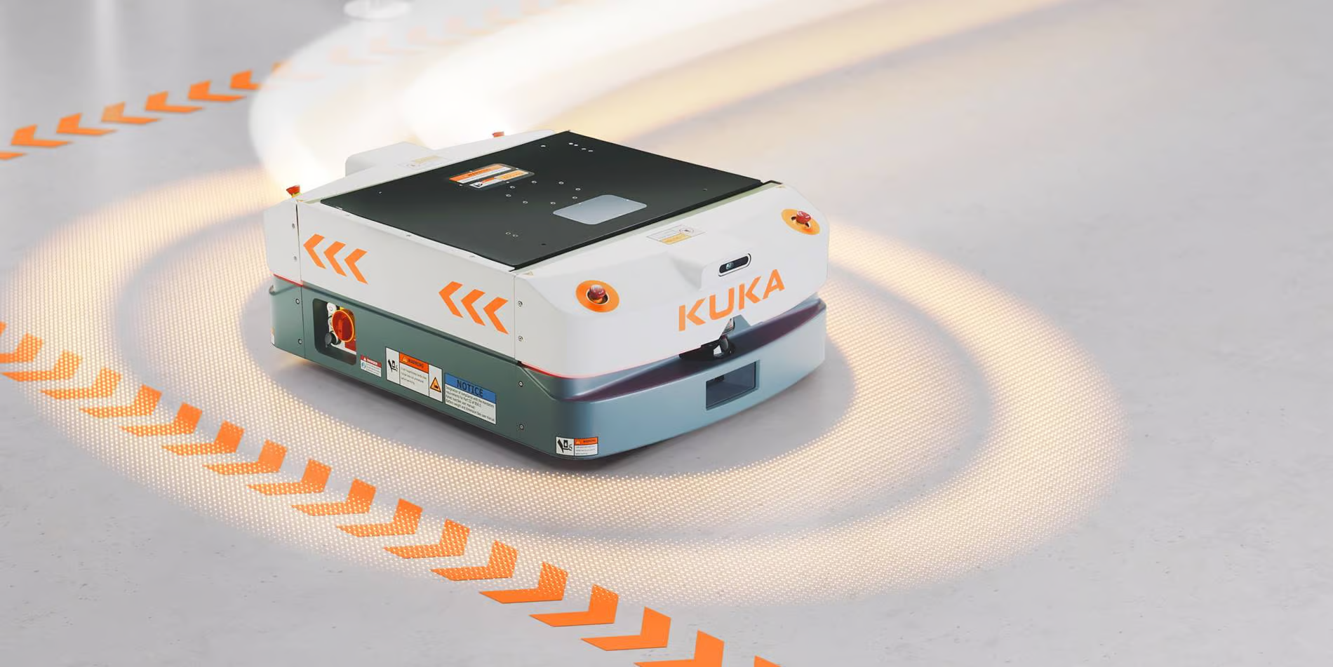 KUKA's KMP 600-S diffDrive automated guided vehicle AGV for intralogistics