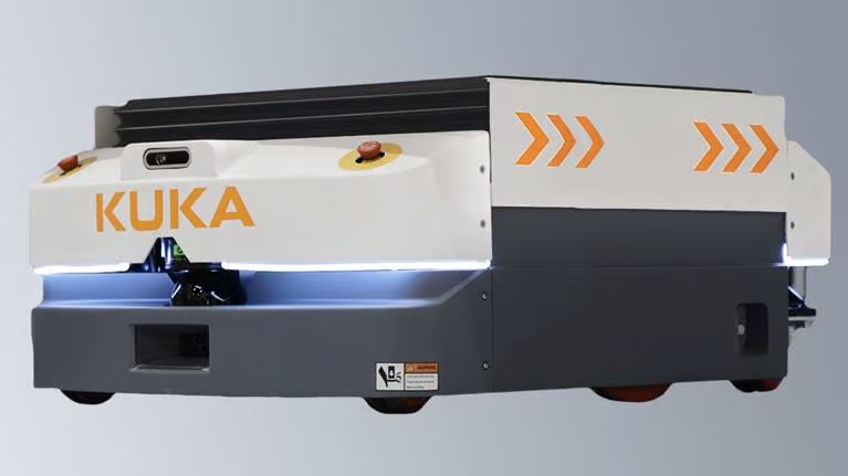 KMP 600-S diffDrive mobile platform has eight safety zone for independent configuration