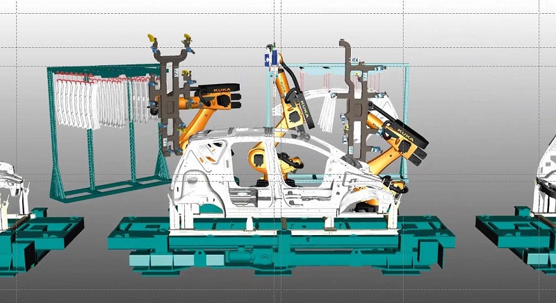 Auto manufacturing digital twin
