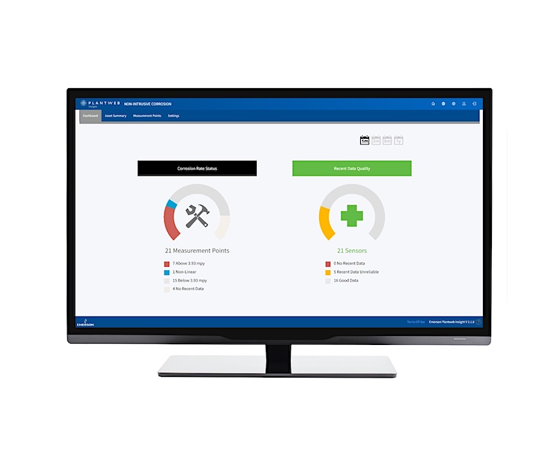 emerson plantweb insight non-intrusive corrosion application