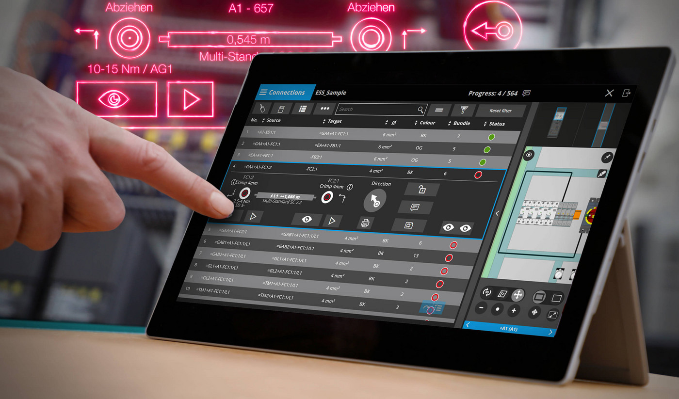 EPLAN Smart Wiring for control cabinent cabling