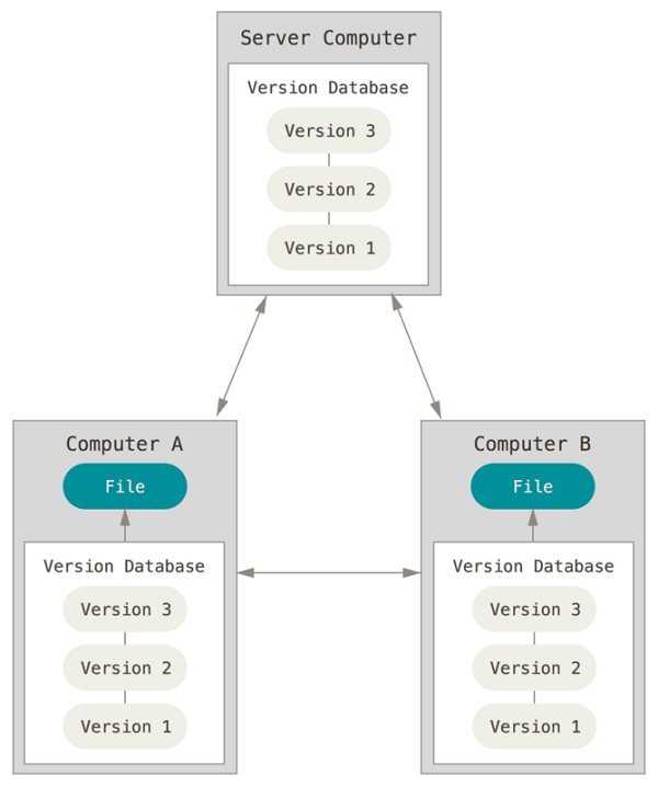 Remote VCS structure