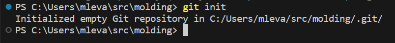 How do I create a git repository?