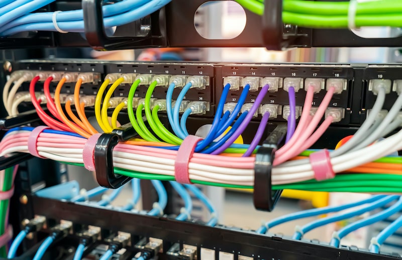 digital communication requires a series of cables and connectors