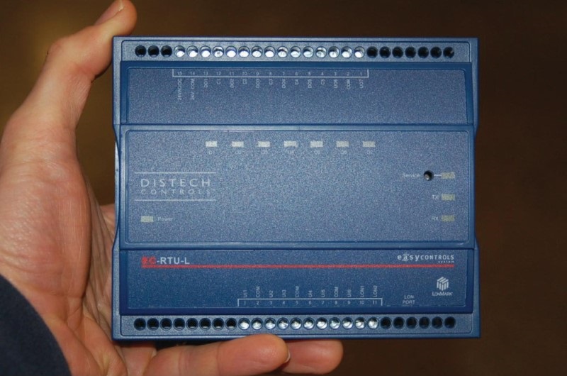 fixed program controller is the Distech model EC-RTU-L