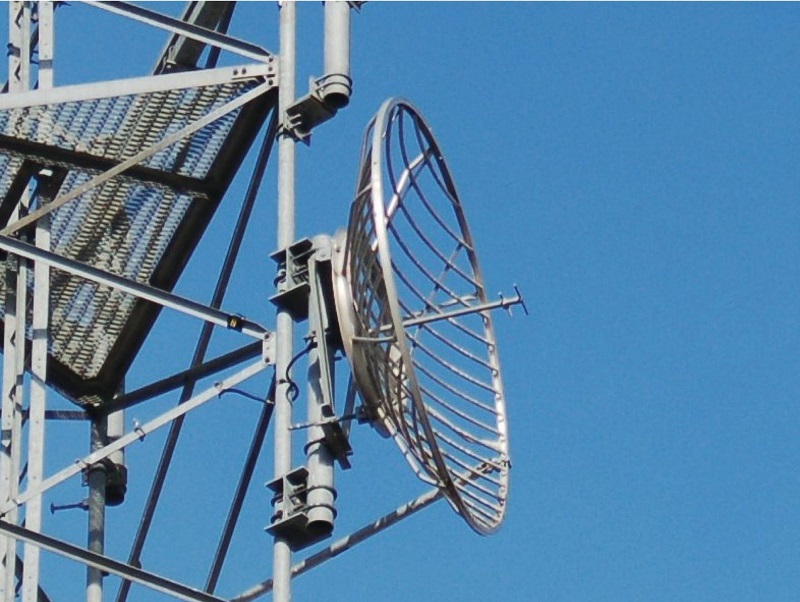 Dish antennas use mesh or metal-tube reflectors