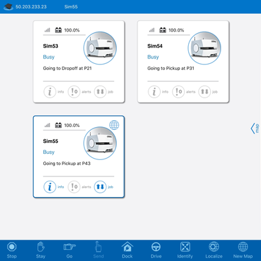 screenshot of omron mobile