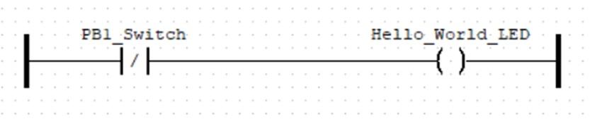 interactive quiz: hello world ladder diagram program solution