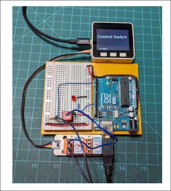 Figure 9. The Assembled M5Stack Core-Pulse Timer Controller