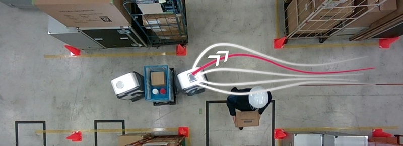 NEC risk sensitive control for AMRs