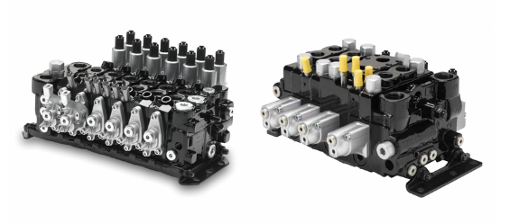 Parker Hannfin older directional control valves L90LS (left) and K220LS (right)