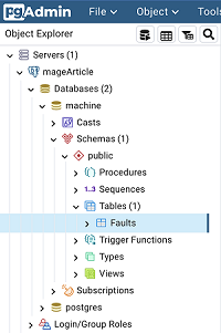 File tree for spreadsheet location
