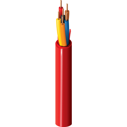 Plenum-rated fire cable