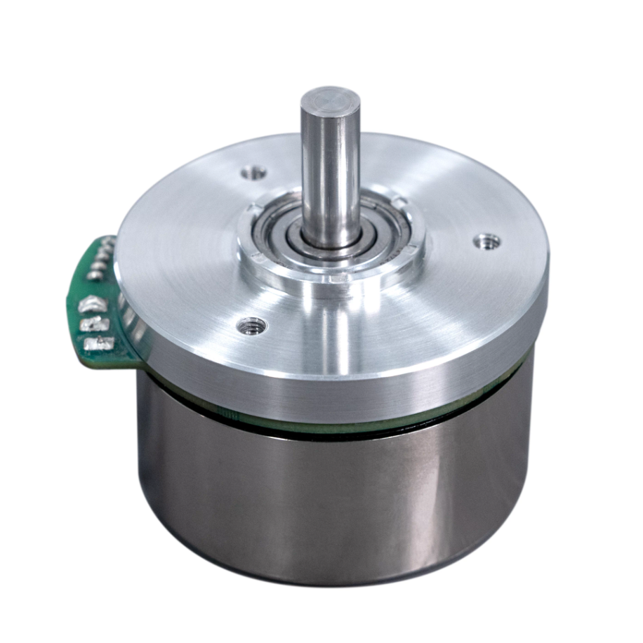 Portescap 60ECF brushless direct current slotted flat motor with an outer rotor