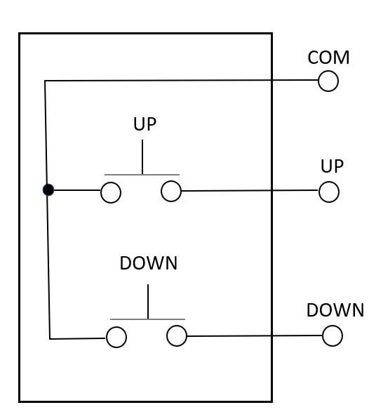 up-down control station switch box electrical symbol