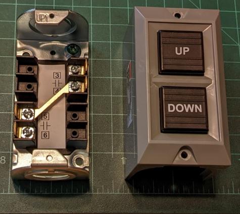 switch box cover removed