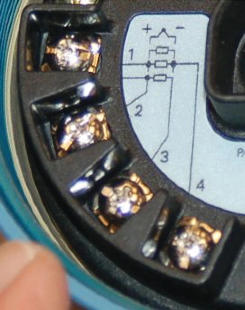 4-wire RTS sensor wiring diagram