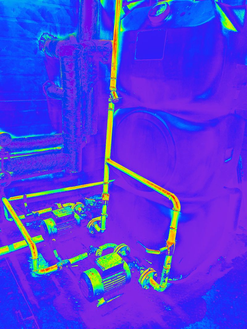 thermal imaging pipelines