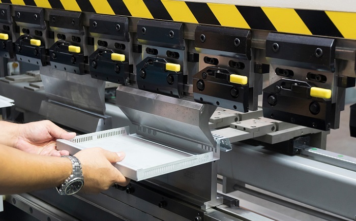 Press brakes form and stamp sheet metal into some amazingly complex patterns!