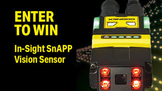 Enter to Win an In-Sight SnAPP Vision Sensor