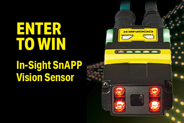 Enter to Win an In-Sight SnAPP Vision Sensor