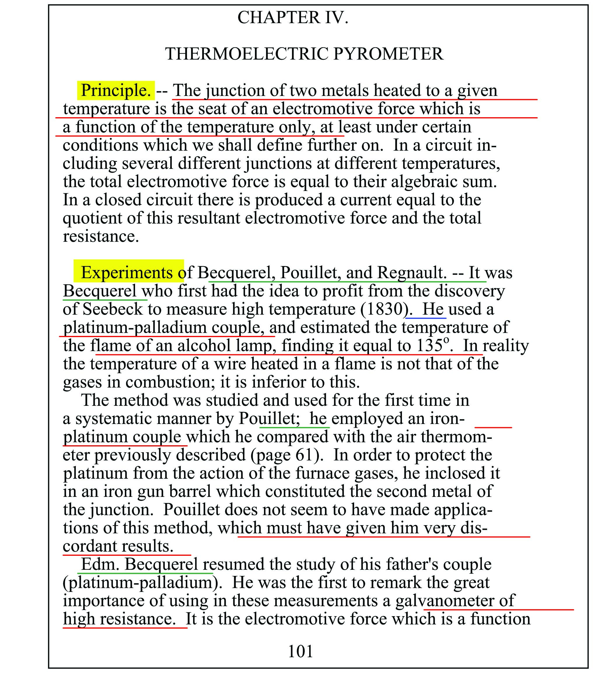 Marking a book consists of underlining and/or highlighting with a felt-tipped pen