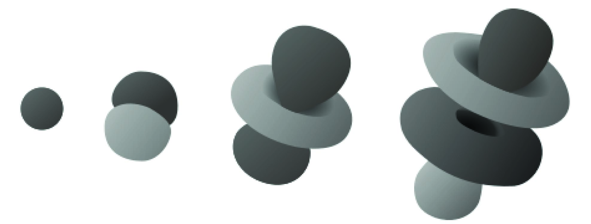 orbital electron clouds