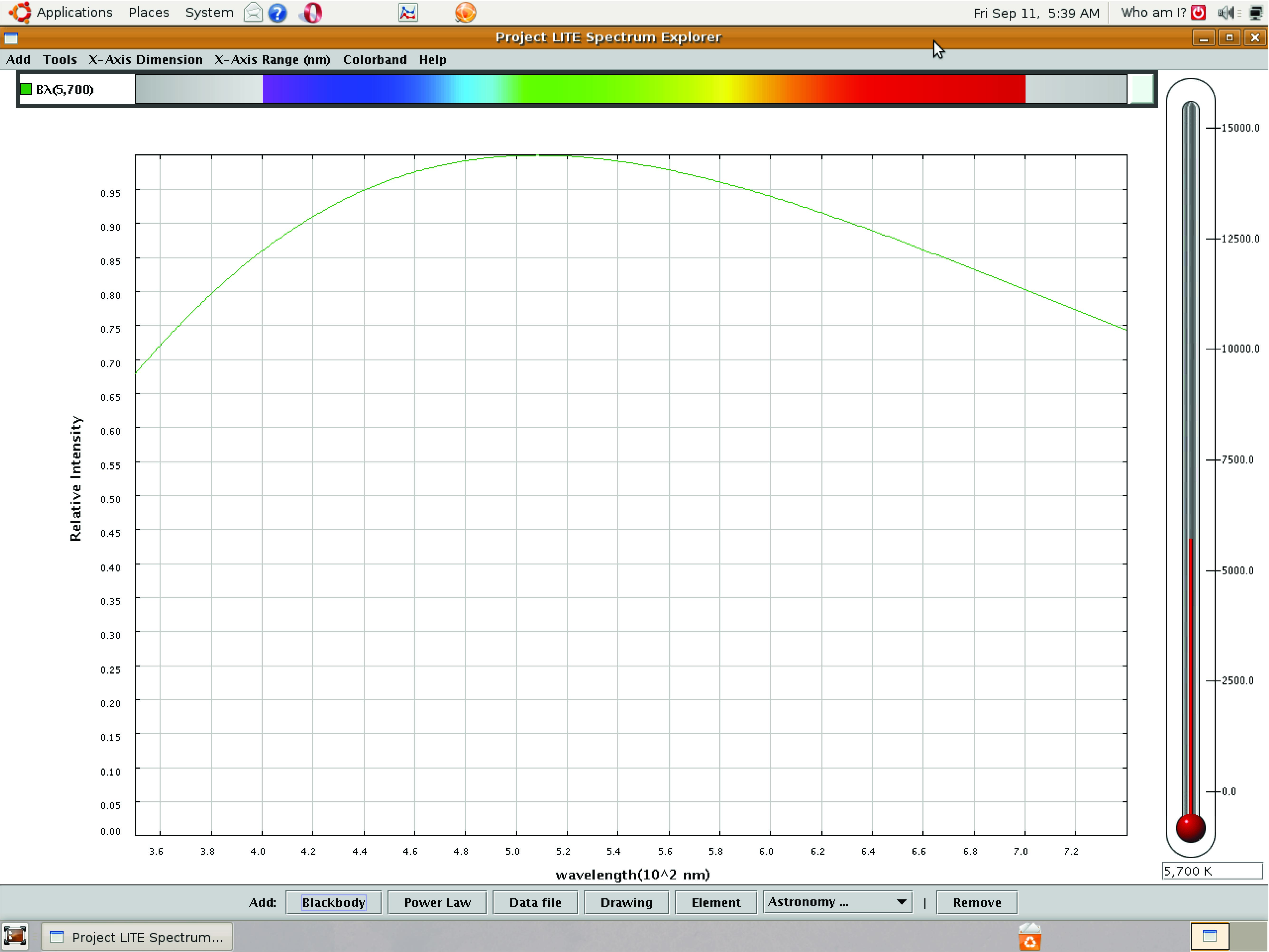 Spectrum Explorer (SPEX) to map both the color spectrum and the intensity of radiation