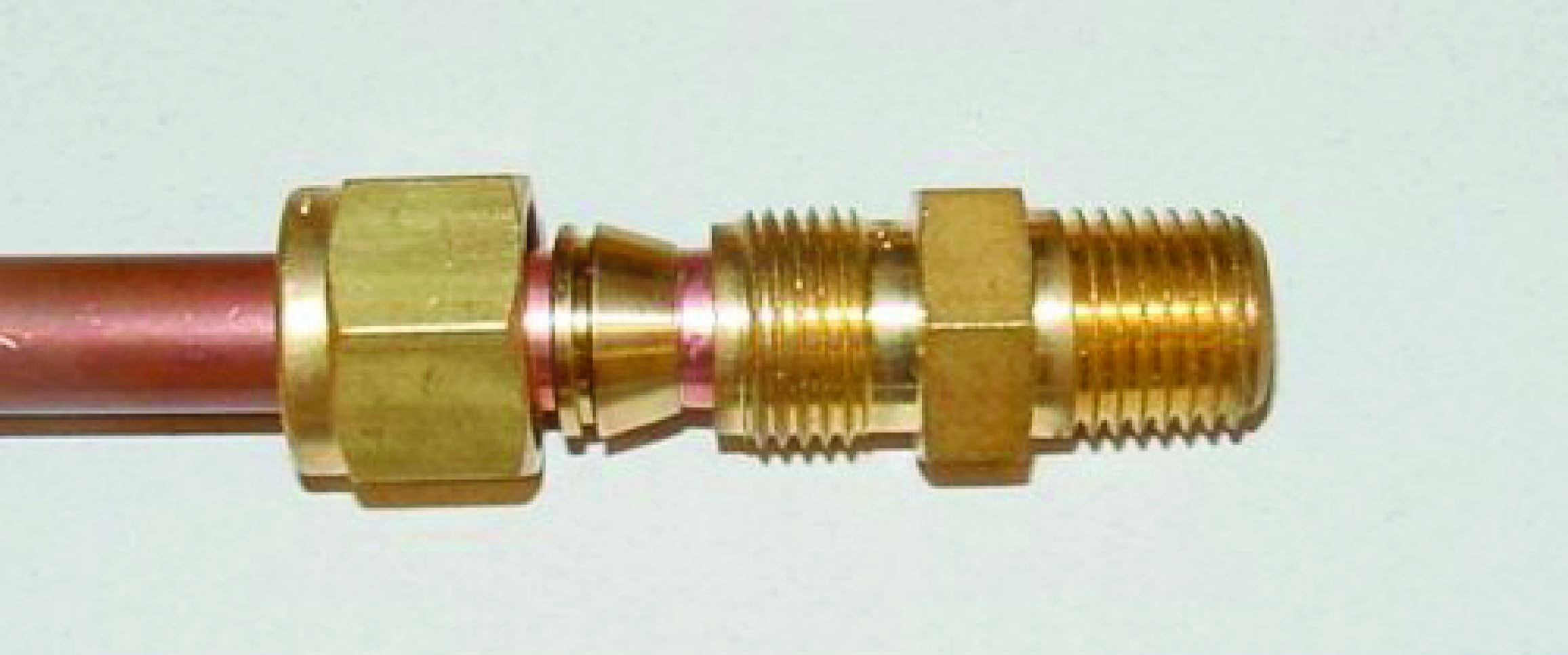 the nut cover the ferrule components