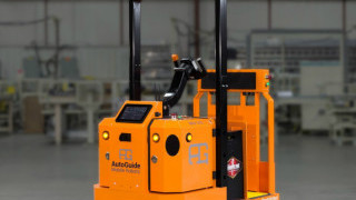 AutoGuide Launches 15,000-Pound Payload Autonomous Mobile Robot Tugger