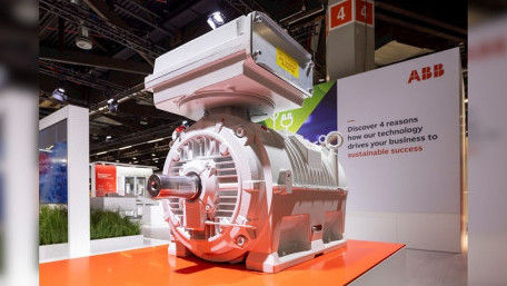 New IE5 SynRM Liquid Cooled Motor From ABB Promises Reduced TCO